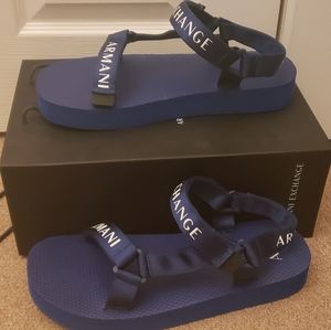 Armani Exchange Strappy Sandals Size 12
